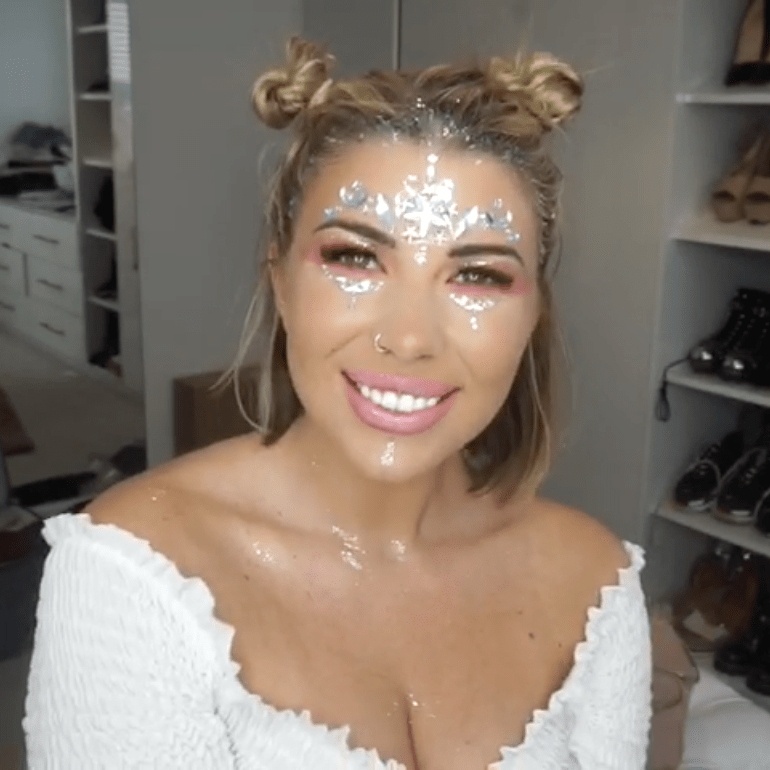 Festival makeup with Olivia