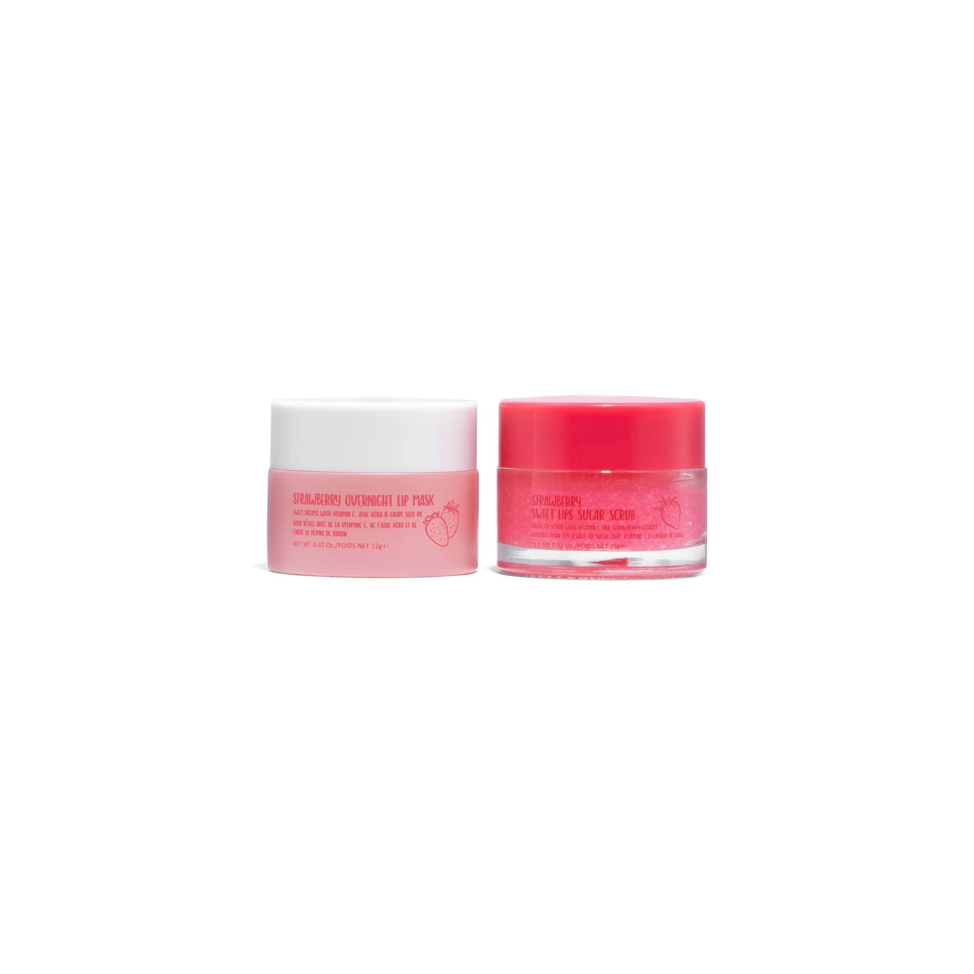 Sweet Dreams Lip Scrub & Lip Mask Duo Gift Set - Strawberry