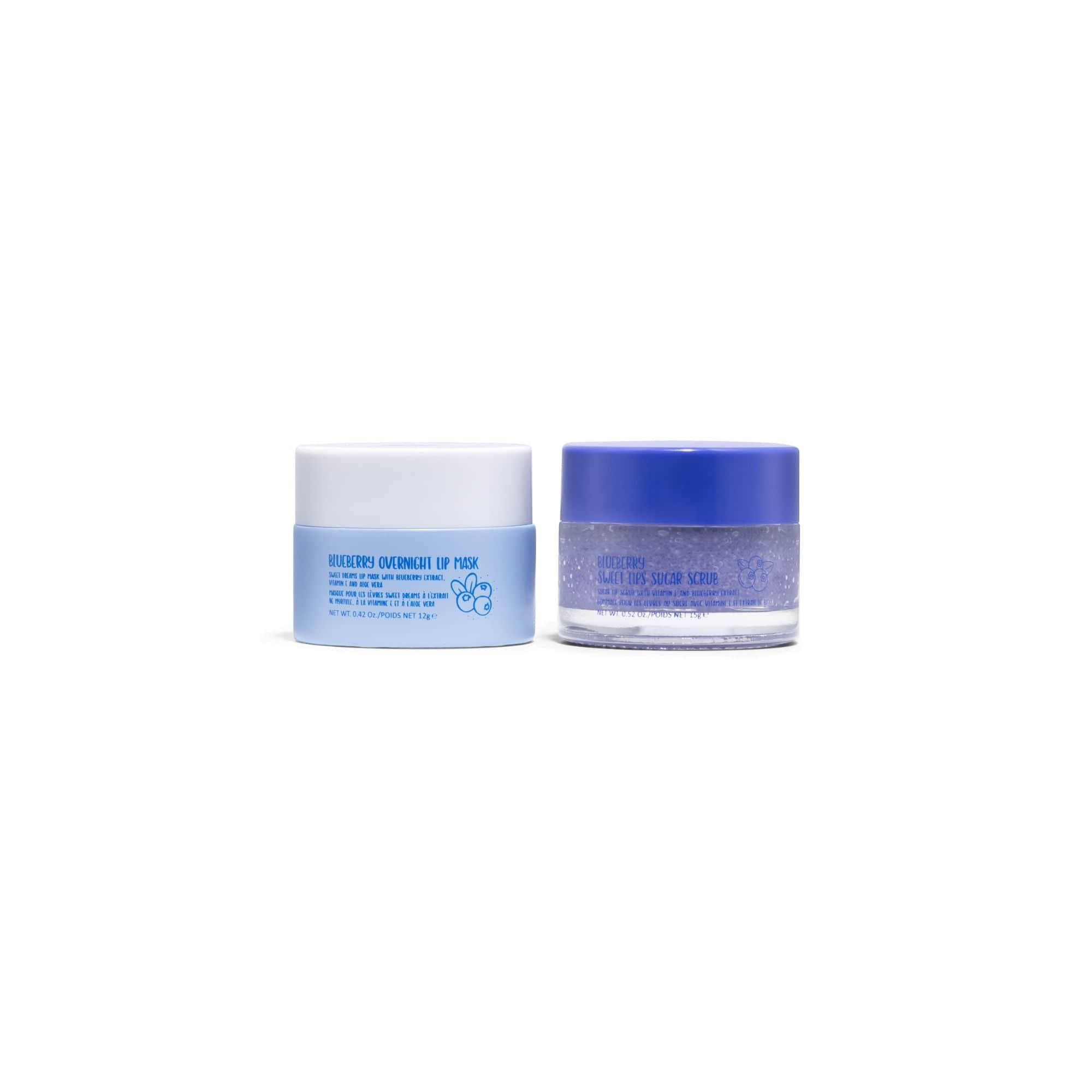 Sweet Dreams Lip Scrub & Lip Mask Duo Gift Set - Blueberry