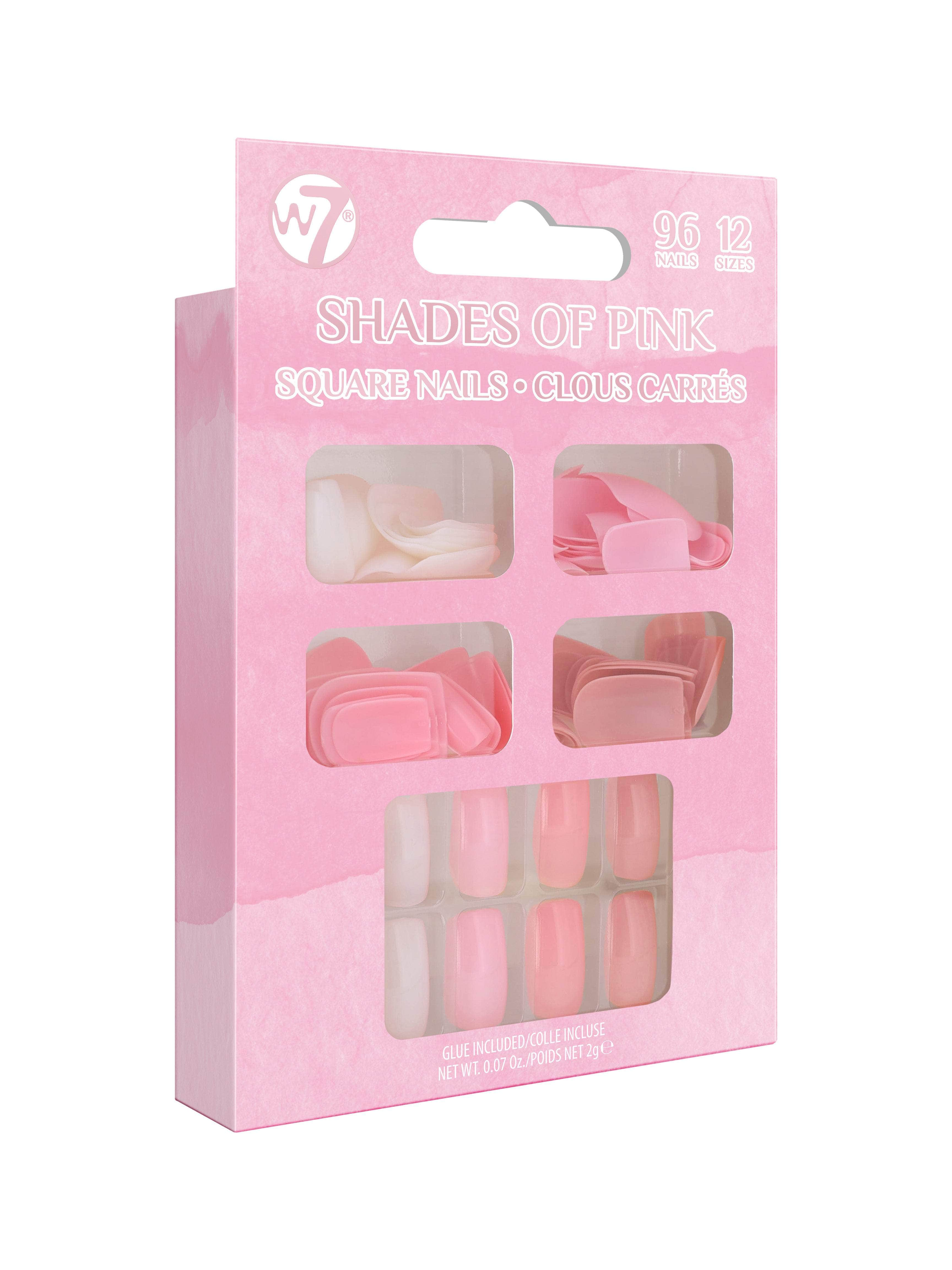 Shades of Pink 96pcs False Nails Set