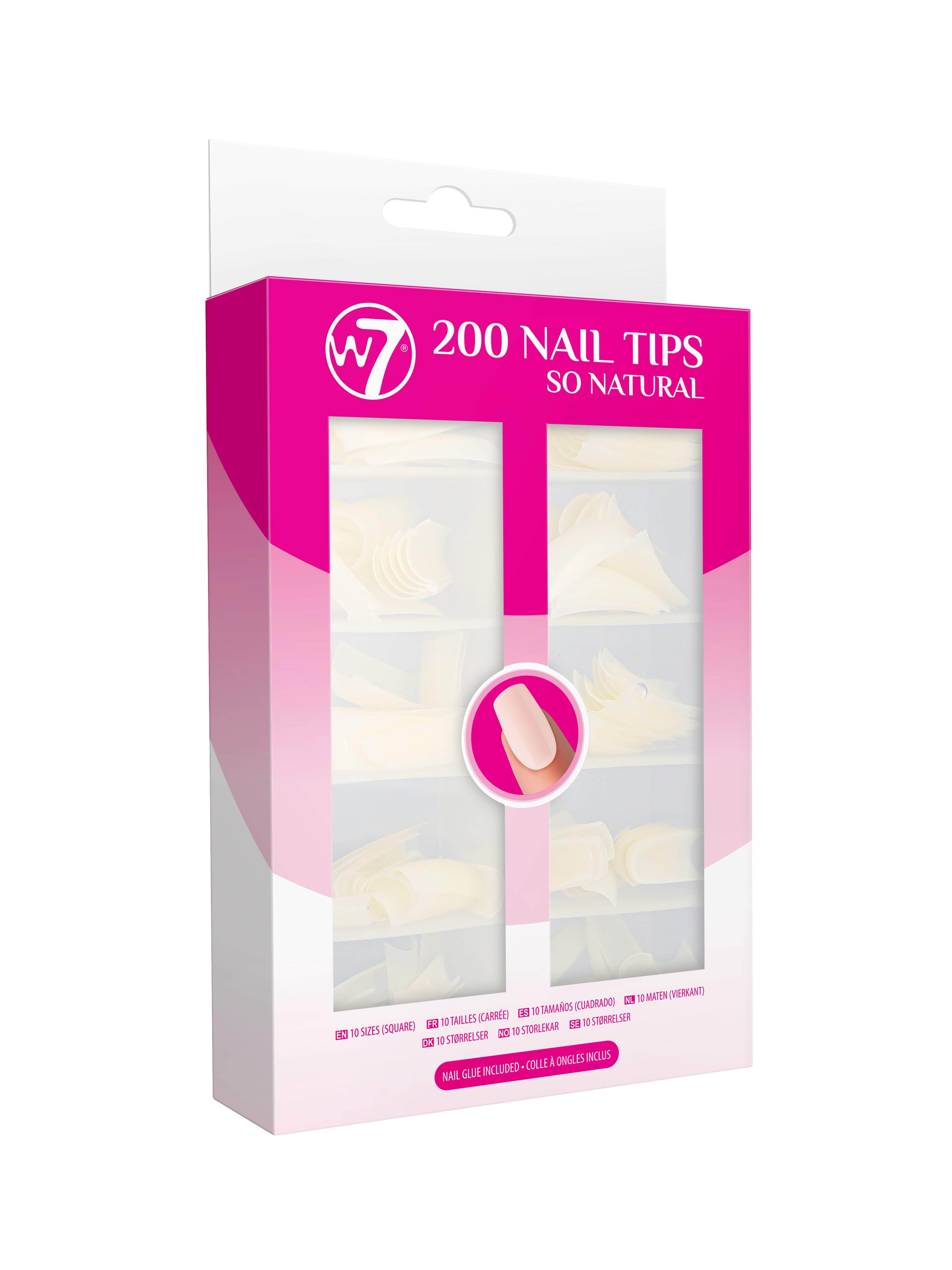 200 Acrylic Natural Nail Tips